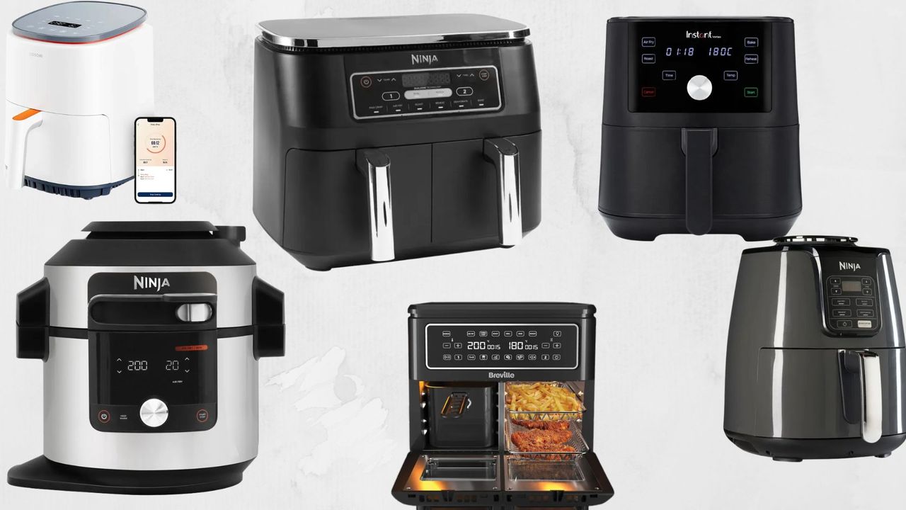 The 6 best air fryers on the market: the Ninja Foodi, Instant 4-in-1, Ninja Speedi, Breville Flexi Halo, and Cosori Lite Air Fryer