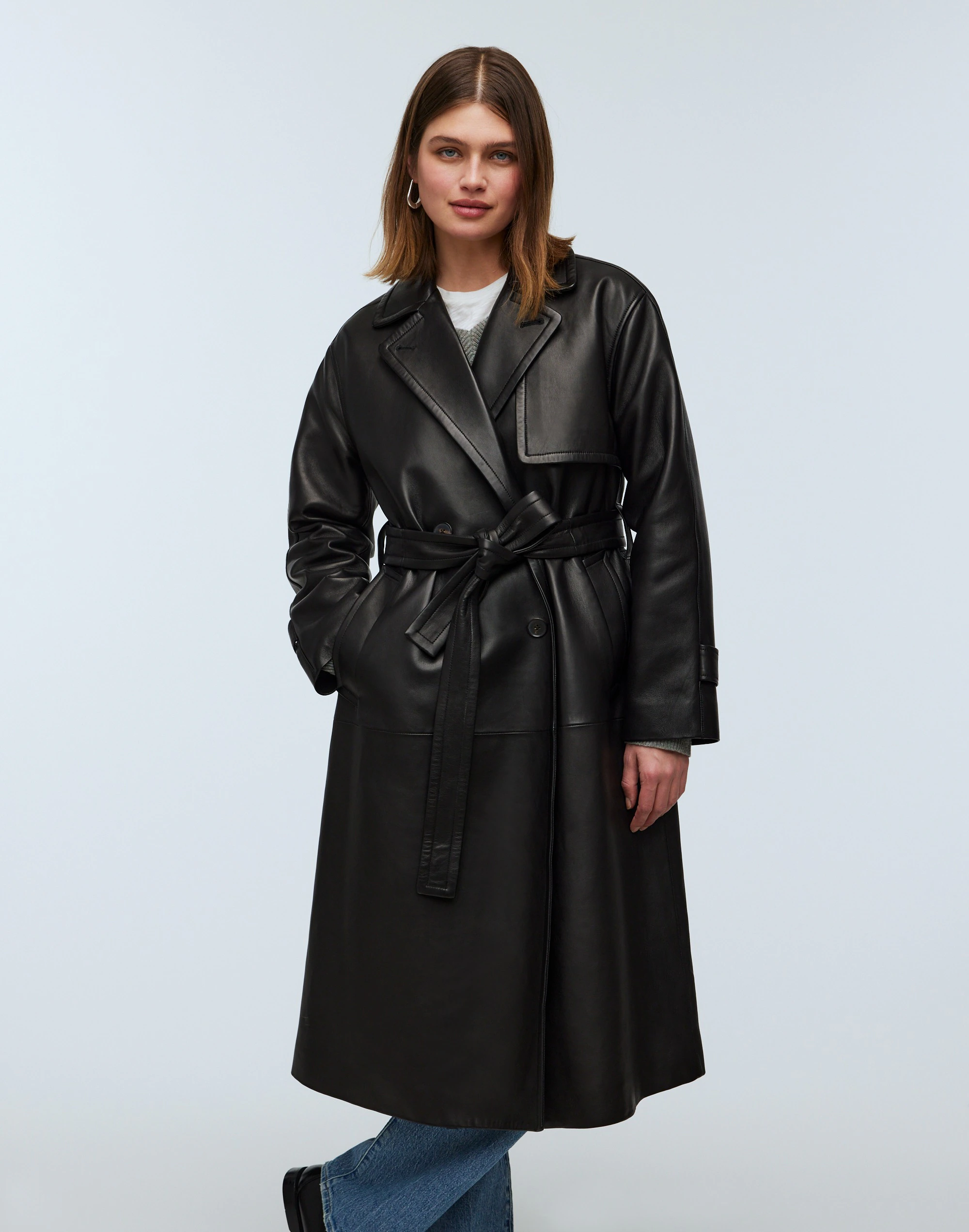 The Signature Trench Coat in Leather