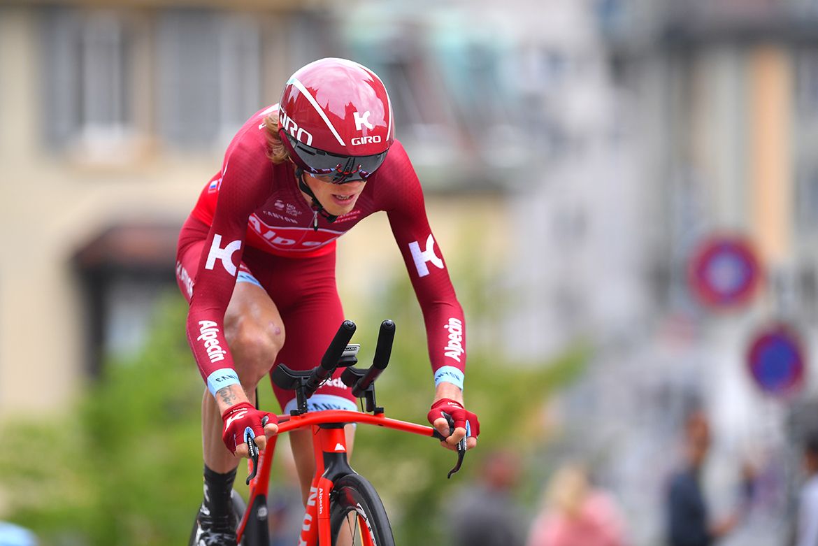 Ilnur Zakarin out on the course