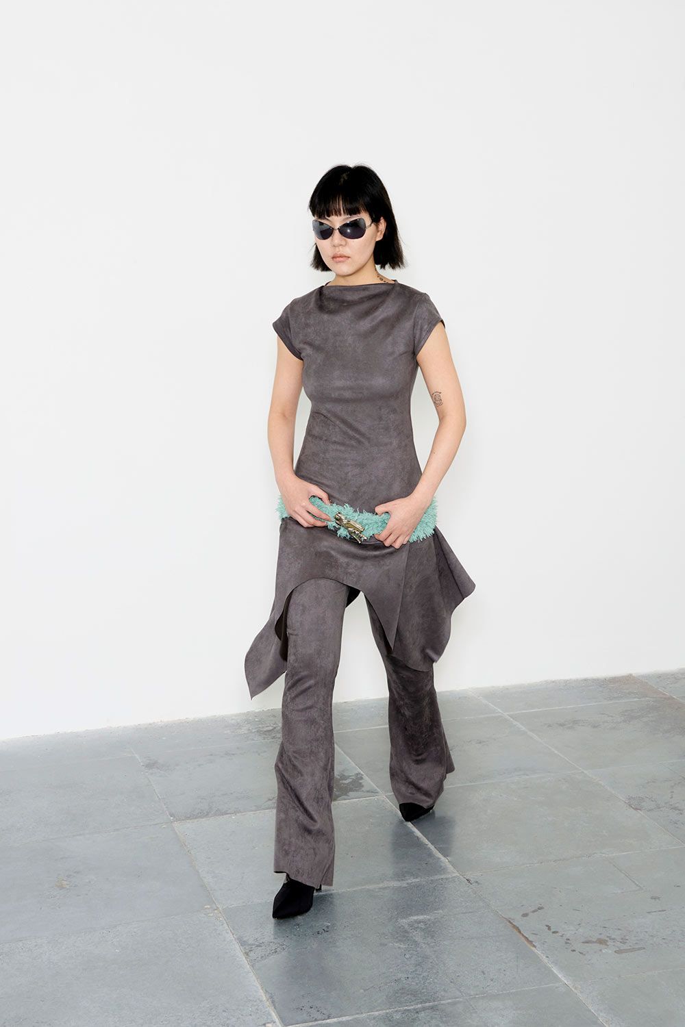 Looks from the Av Vattev AW23 collection shown duRing London Fashion Week AW23