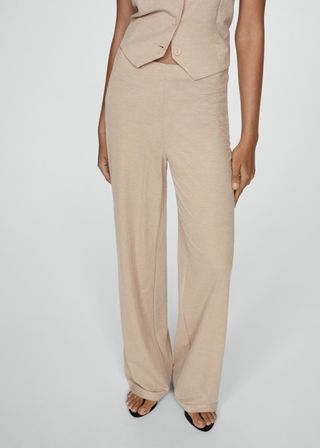 Flowy Straight-Fit Trousers