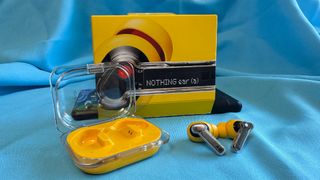 Nothing Ear (a) TWS earbuds in yellow