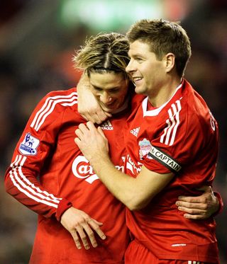 Fernando Torres, left, and Steven Gerrard