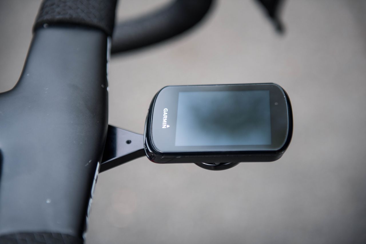 The Garmin Edge computer used by Michal Kwiatkowski
