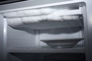 Defrost any ice compartments