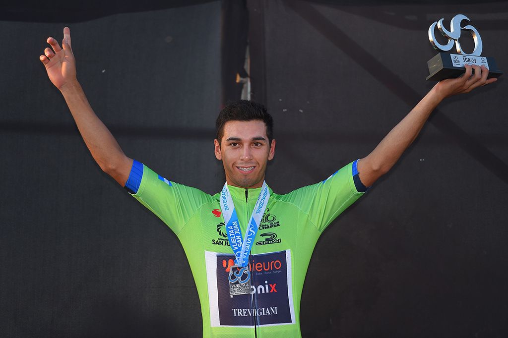 Best young rider Franco German Lopez (Agrupacion Virgen De Fatima)