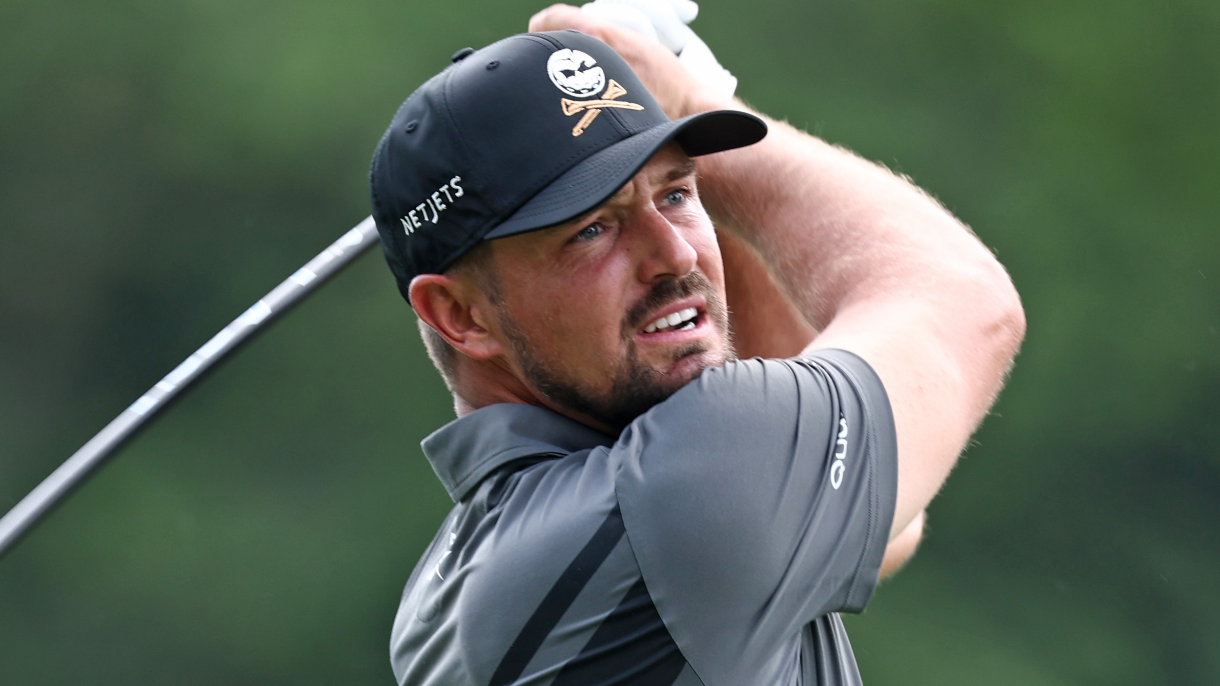 Bryson DeChambeau takes a shot at the PGA Championship
