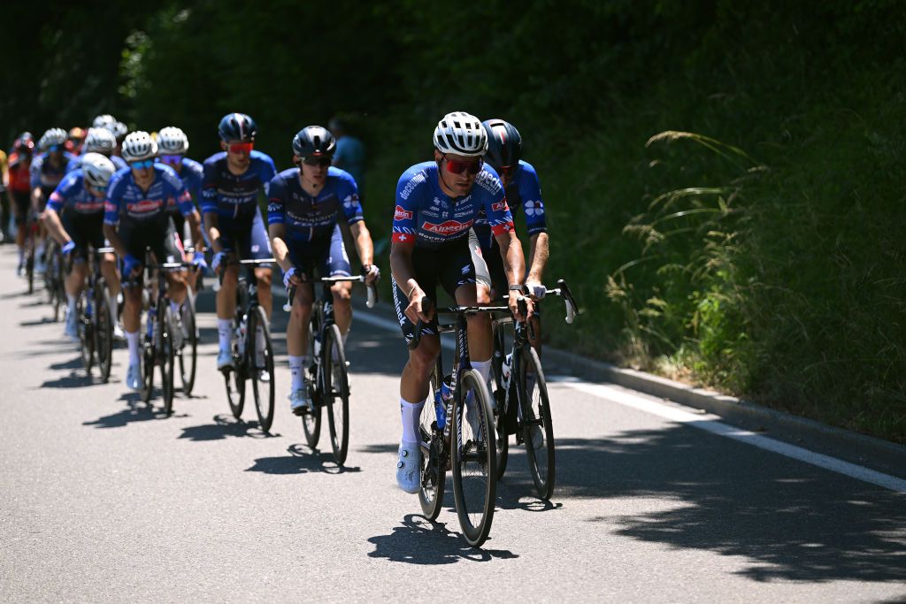 NOTTWIL SWITZERLAND JUNE 12 Silvan Dillier of Switzerland and Team AlpecinDeceuninck competes during the 86th Tour de Suisse 2023 Stage 2 a 1737km stage from Beromnster to Nottwil UCIWT on June 12 2023 in Nottwil Switzerland Photo by Dario BelingheriGetty Images