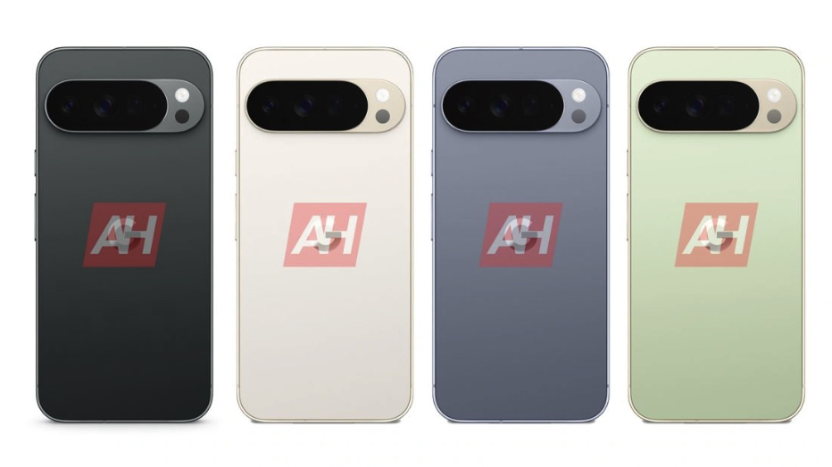 Leaked renders of the Pixel 10 Pro in four colors
