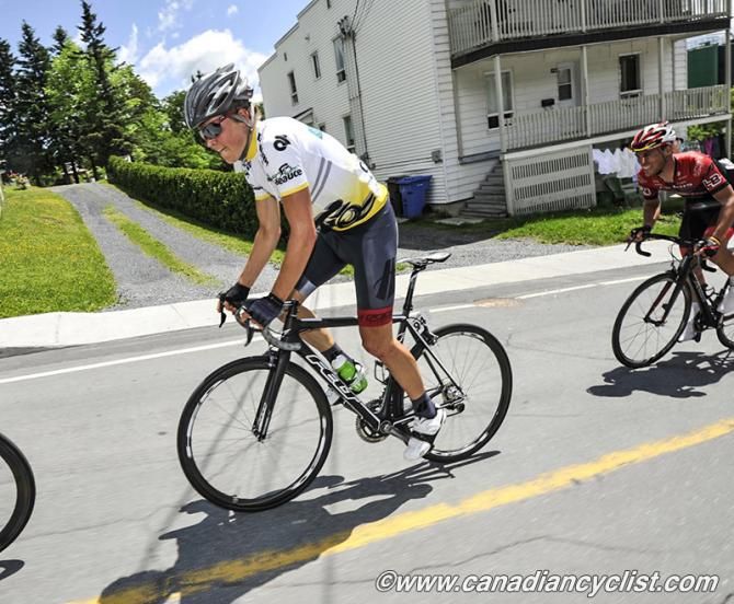 Race leader Tom Skujins (Hincapie Sportswear Development Cycling Team)