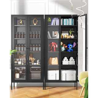 black cabinet bookshelf
