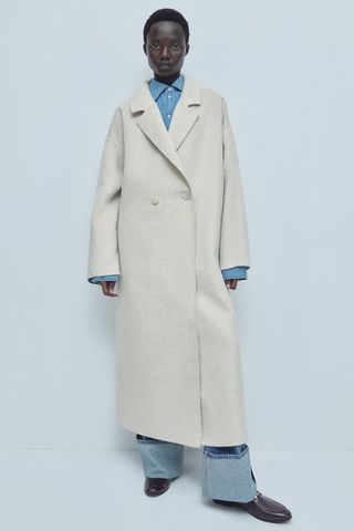 Wool-Blend Coat