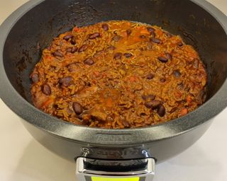 Chili con carne prepared in a GreenPan Omni Cooker