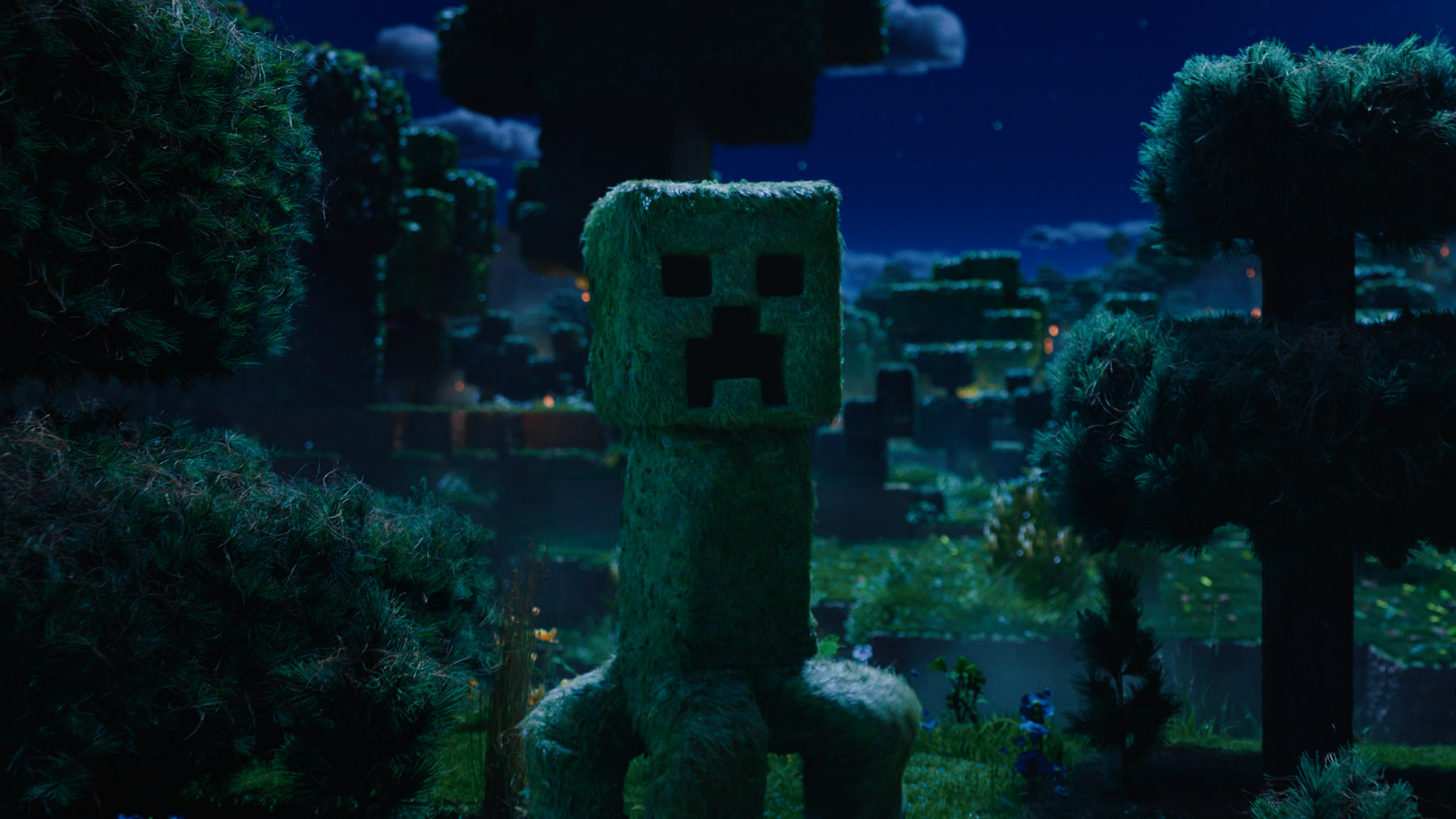 Screenshot from the third 'A Minecraft Movie' trailer.