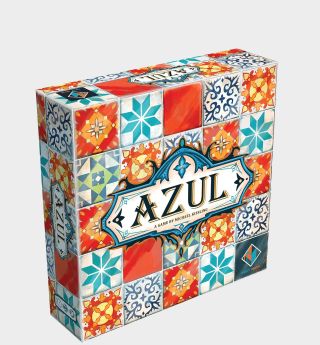 Azul box on a plain background