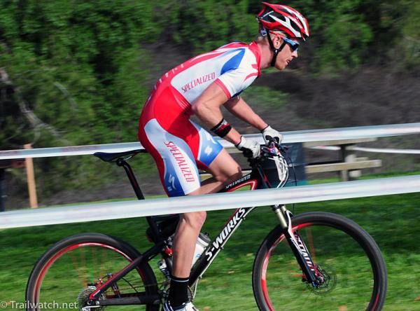 Max Plaxton (Specialized) extending his lead.