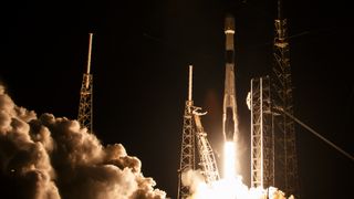 A SpaceX Falcon 9 rocket launches 23 Starlink internet satellites into orbit from Florida on May 31, 2024.