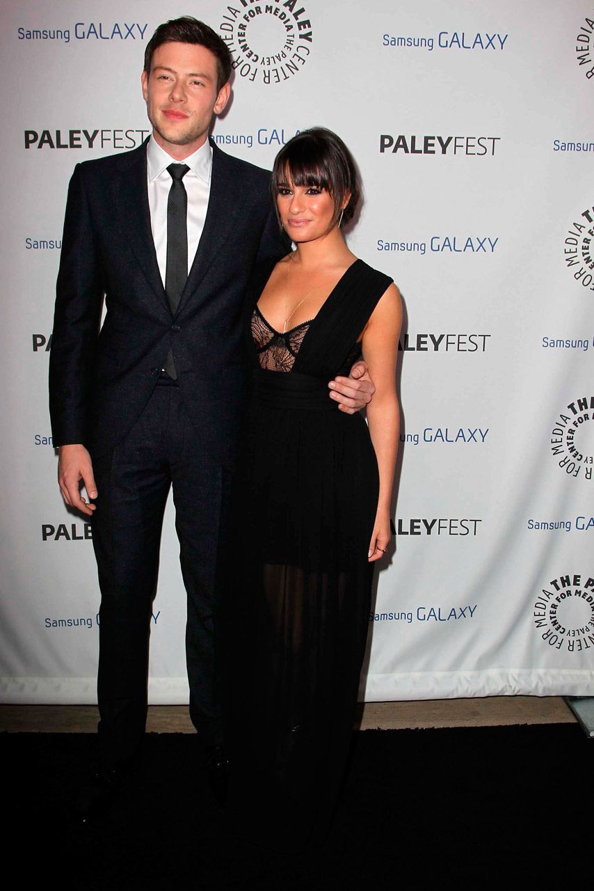 Lea Michele and Cory Monteith