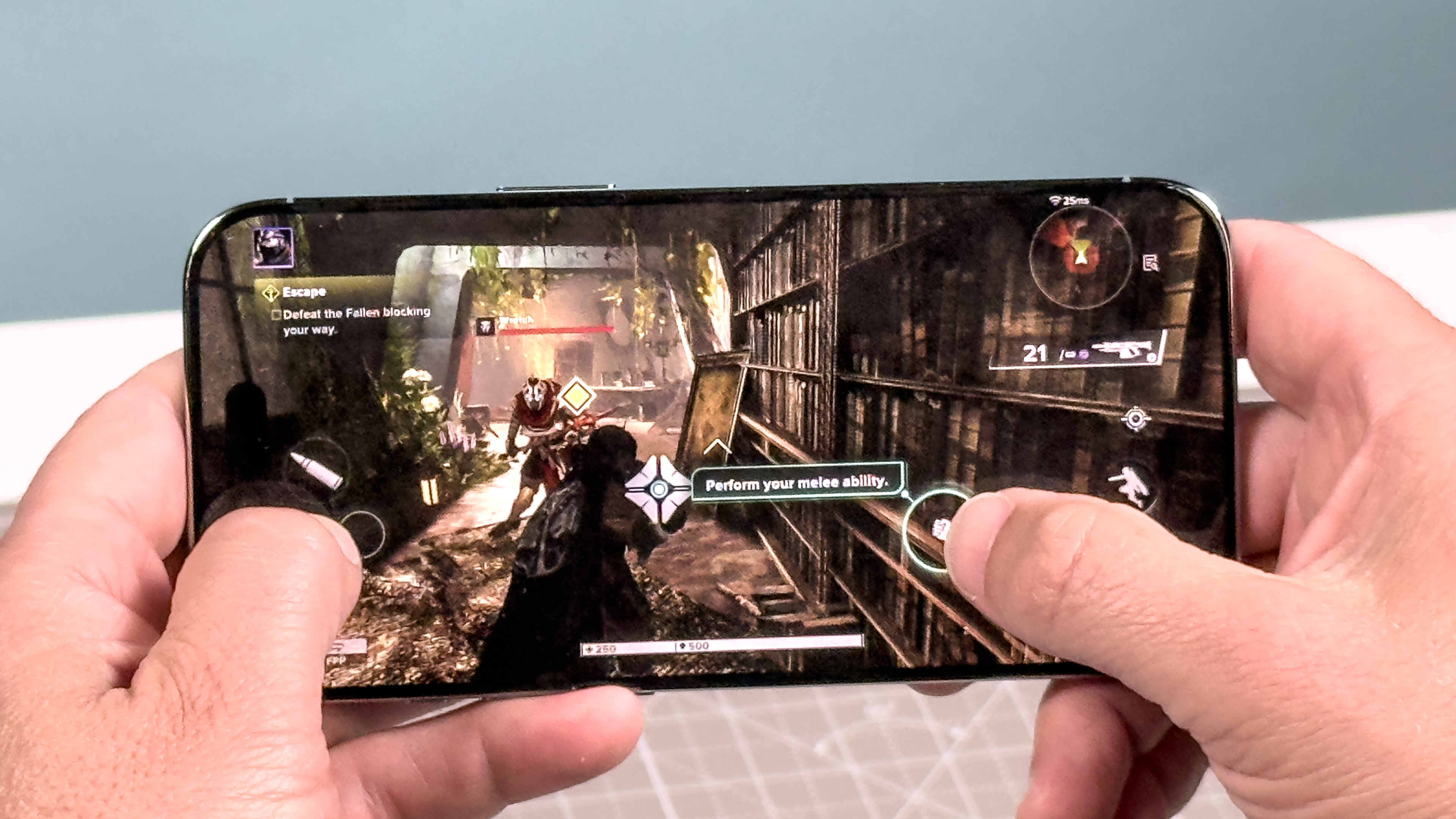 iPhone Air shown in hand