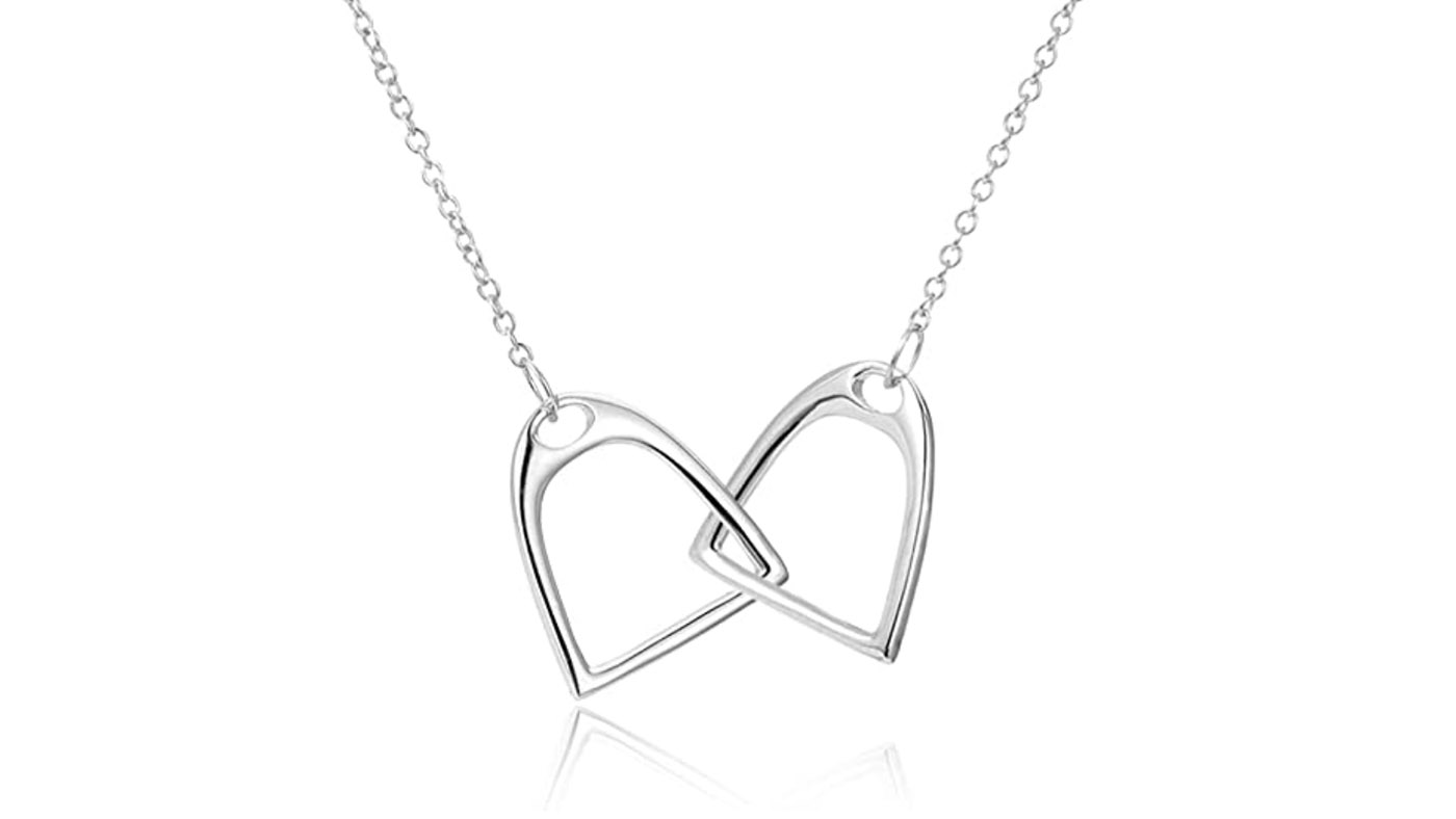 YFN linked horseshoe pendant