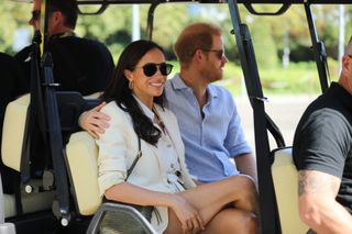Prince Harry, Duke of Sussex and his wife Meghan Markle attend the 7th day of Invictus Games in Dusseldorf, Germany on September 15, 2023. The Invictus Games is an international sports competition for wounded, injured, and sick military personnel and veterans, founded by Prince Harry, designed to aid in their recovery and rehabilitation through sports.