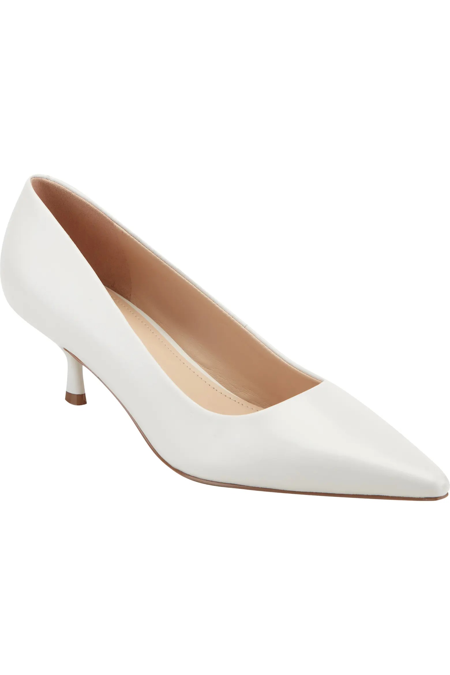 Marc Fisher LTD, Calynna Pointed Toe Kitten Heel Pump