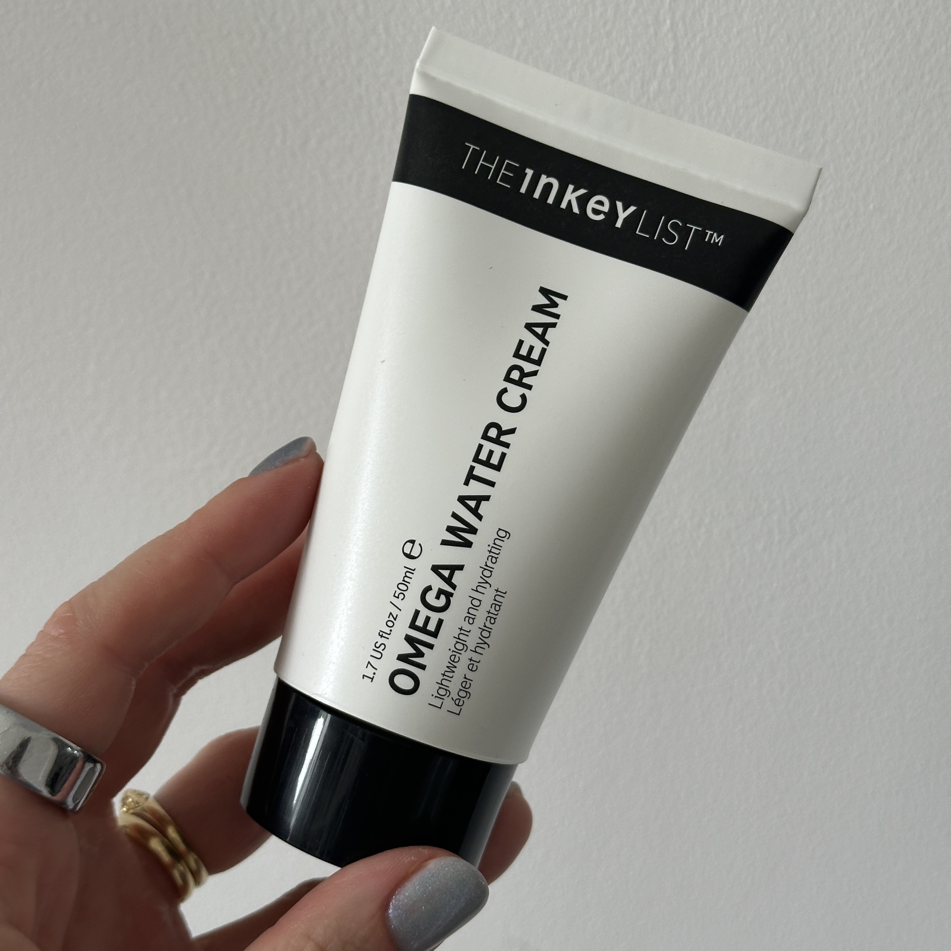 A photo of the inkey list omega water cream