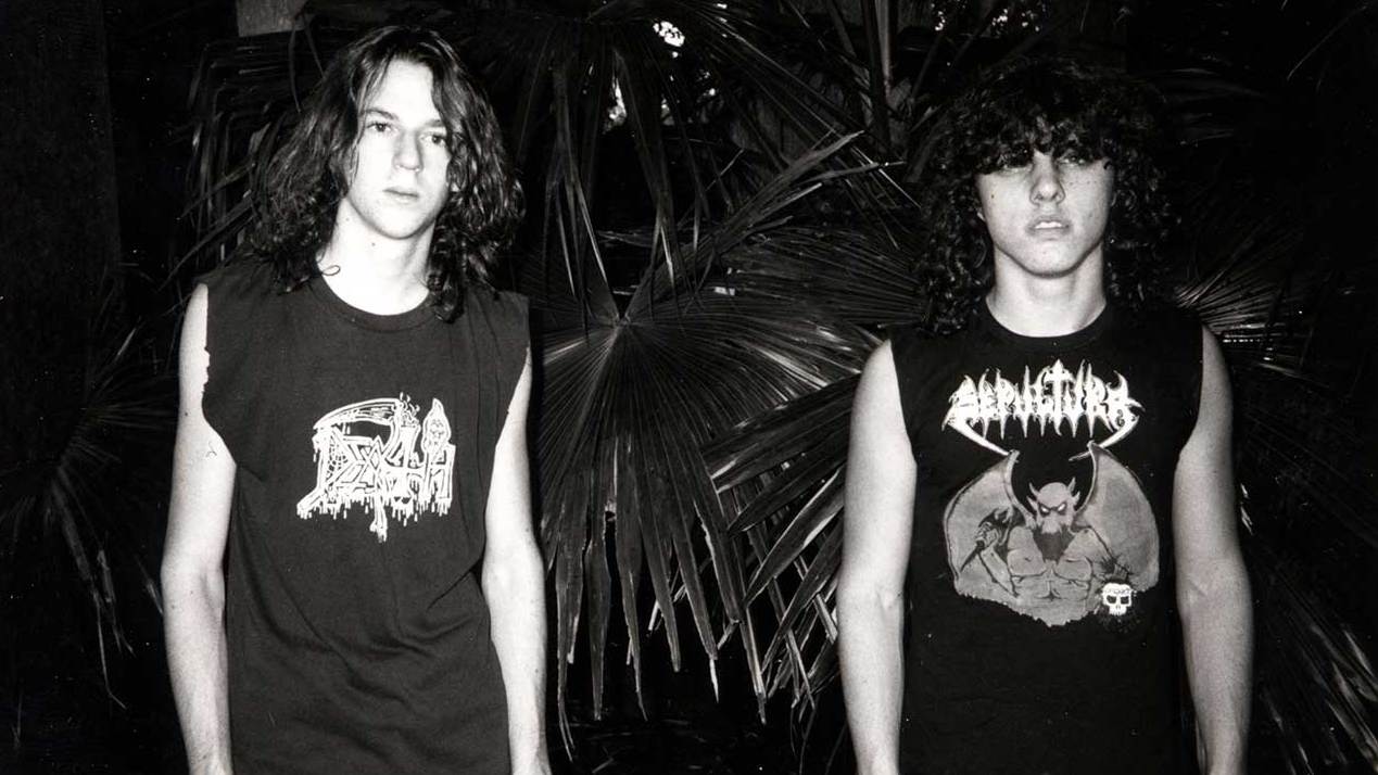 Chuck Schuldiner and Chris Reifert from Death