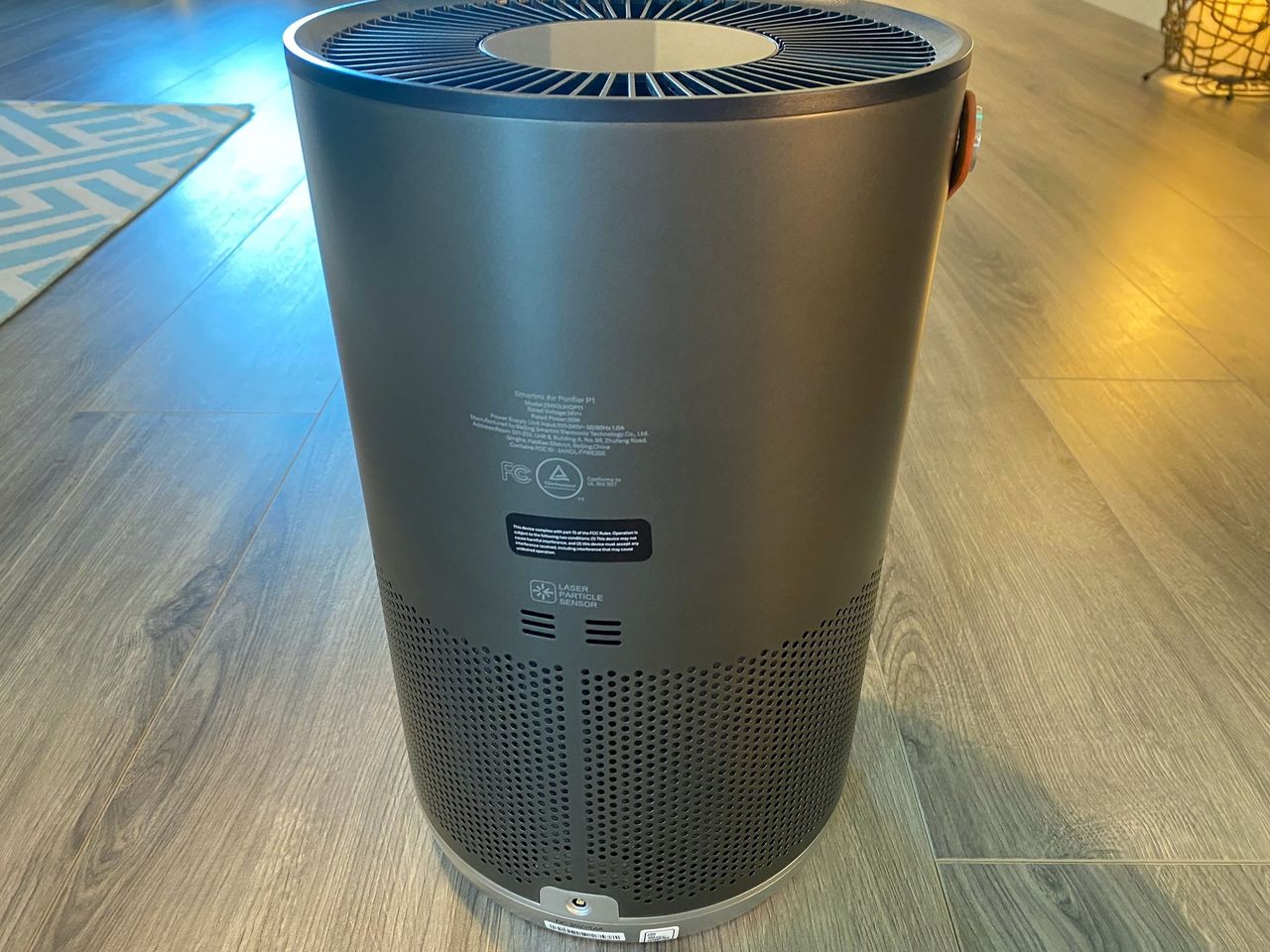 Smartmi P1 Air Purifier Review Back