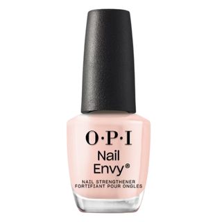 OPI Nail Envy Sheer Pink Nail Strengthener Treatment in shade Bubble Bath on a white background