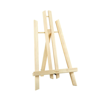 A small wooden easel