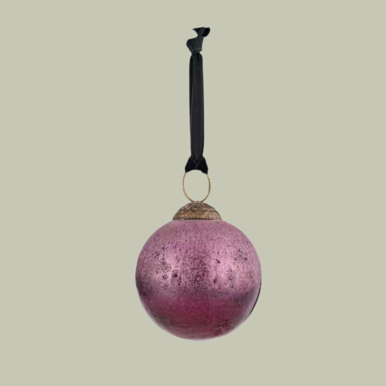 nkuku, Pannee Round Baubles, Set of Four