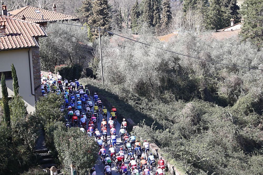 Scenery along the route of stage 2 at Tirreno-Adriatico