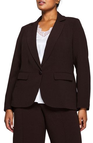 Megan Crepe Blazer