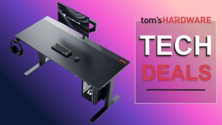 An image of a Secretlab Magnus Evo electric standing desk.