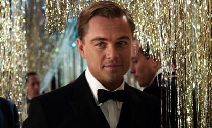 Leonardo DiCaprio as Jay Gatsby in The Great Gatsby.