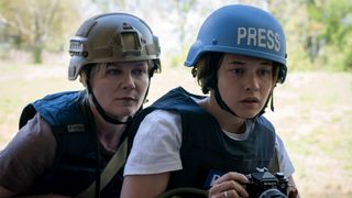 Kirsten Dunst and Cailee Spaeny in Civil War