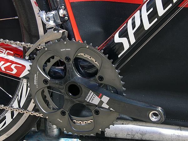 Specialized may not actively say that its integrated crankset-equipped frames use the BB30 standard, but this should be all the proof you need.