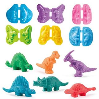 Vconejo Color Dough Toys Dinosaur World Dough Set Creations Tools for Kid Play With Animals