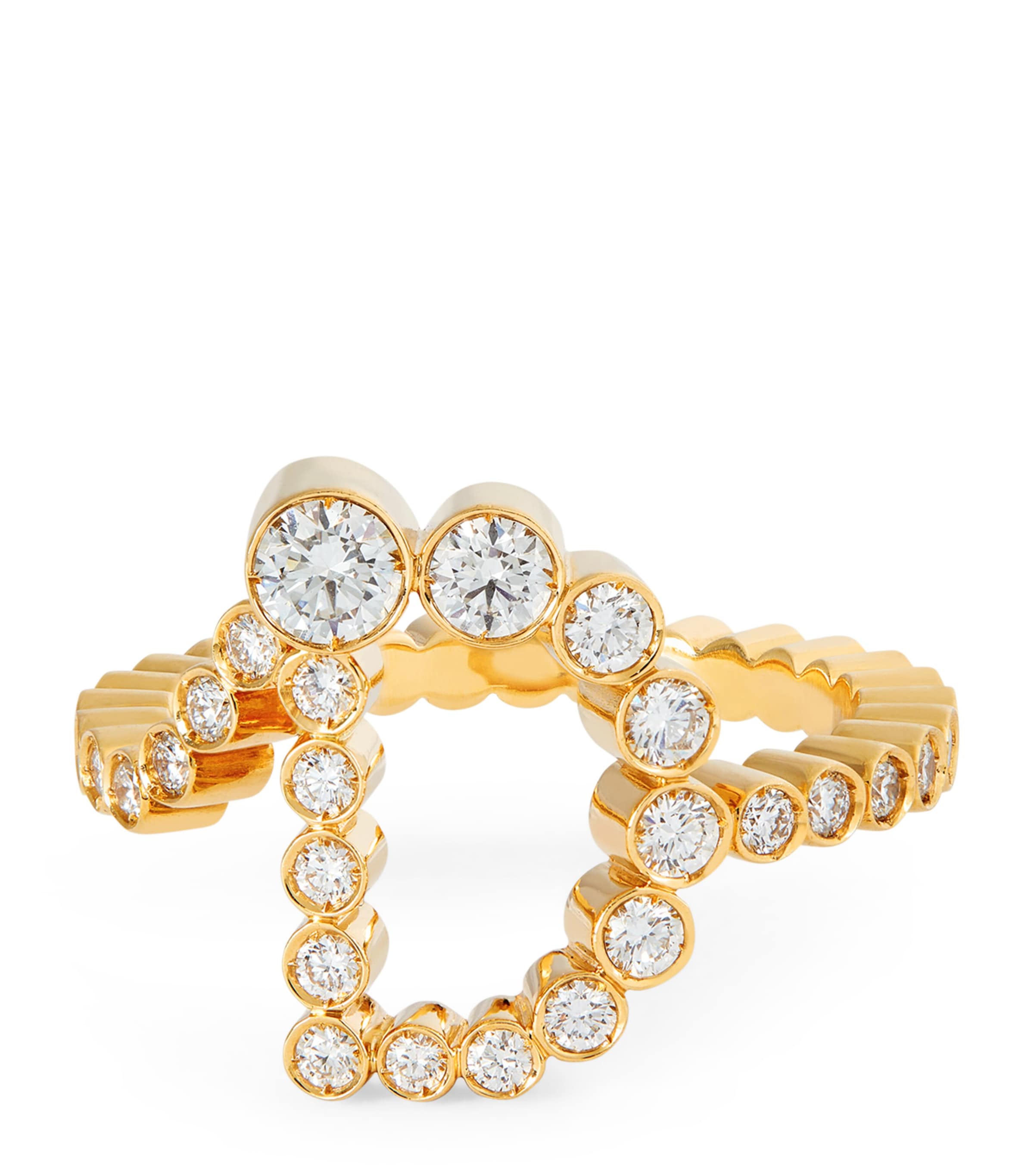 Sophie Bille Brahe Yellow Gold and Diamond Ensemble &#039;d&#039; Ring