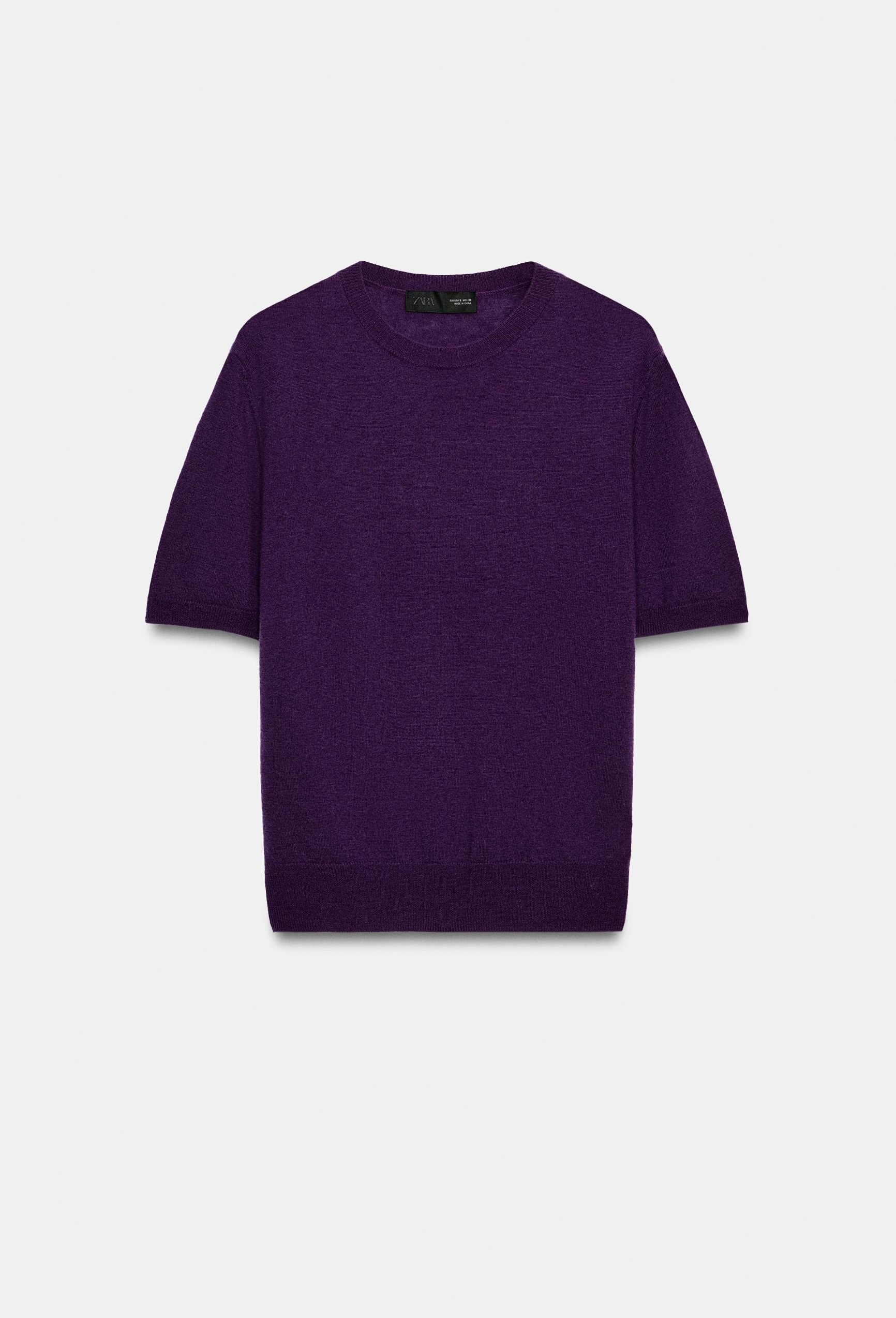 ZARA, Wool Short Sleeve Jumper