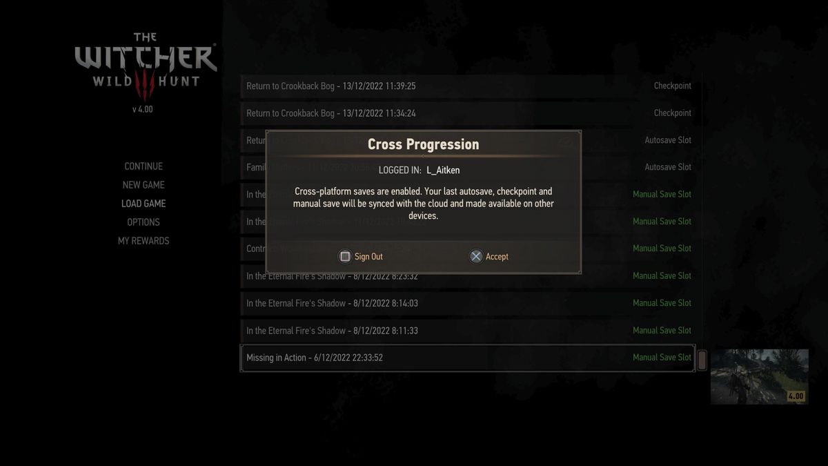 The witcher 3 cross-progression