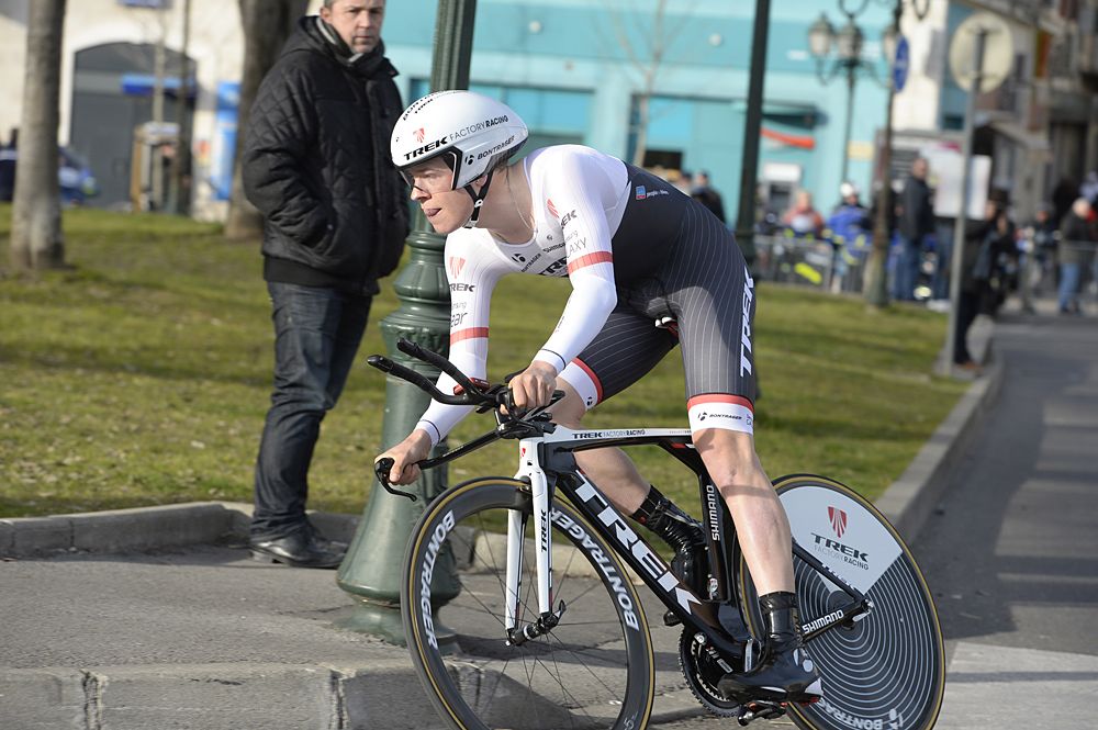 Bob Jungels (Trek Factory Racing) on his way to winning stage 5 and the overall title