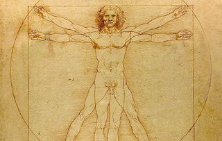 The Vitruvian Man by Leonardo da Vinci