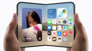 iPhone Duo unfolding in hands