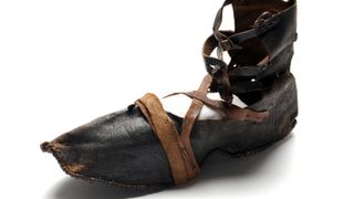 old leather shoe