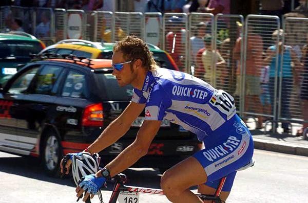 Tom Boonen (Quick.Step) warms up