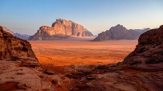 Wadi Rum is a dramatic Martian-like desert situated in South Jordan. 