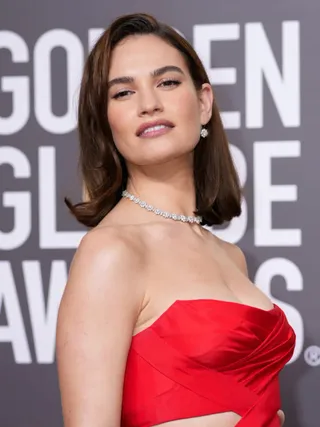 Lily James Blunt Haircut