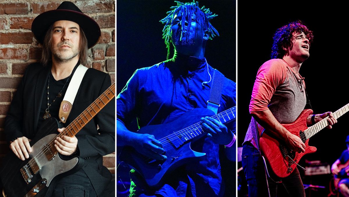 (from left) Andy Wood, Tosin Abasi and Mark Lettieri